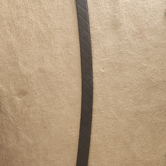 Tailored Sportsman Suede Grey Quilted Belt - Medium - Picture 8 of 12